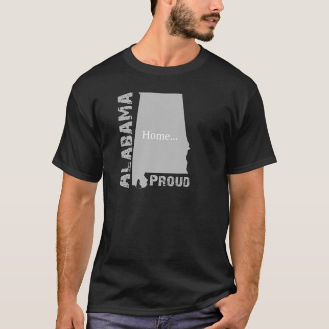Camiseta Alabama orgulhoso (Frente)