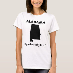 Camiseta Alabama - Primeiro em Ordem Alfabética