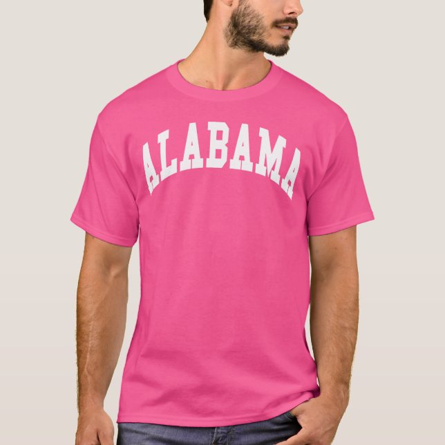 Camiseta Alabama Throwback (Frente)