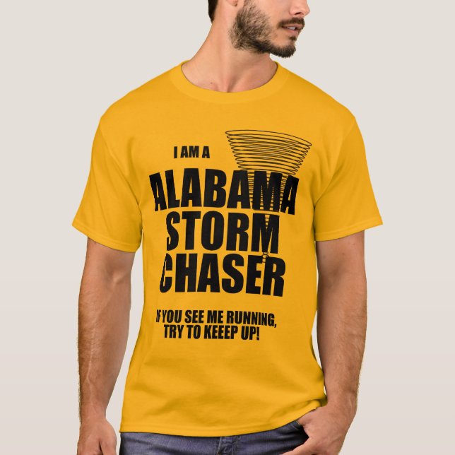 Camiseta Alabama Tornado Storm Chaser T-shirt (Frente)