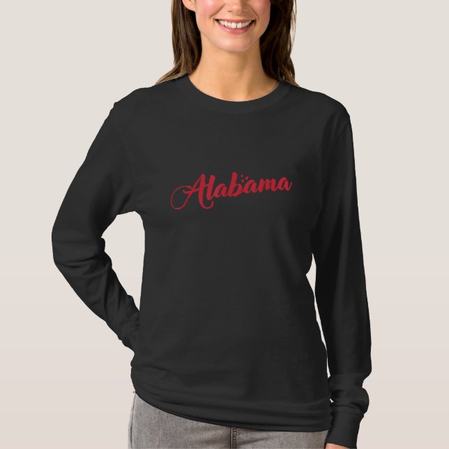 Camiseta Alabama USA America State (Frente)
