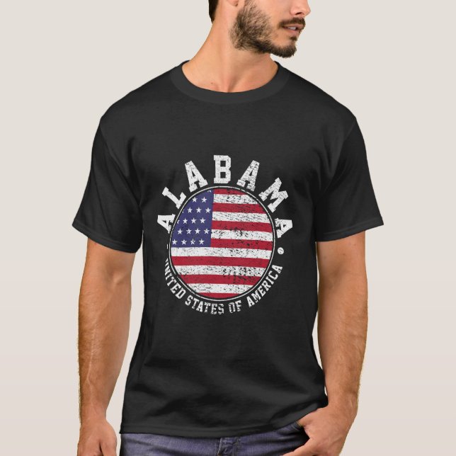 Camiseta Alabama Vintage (Frente)