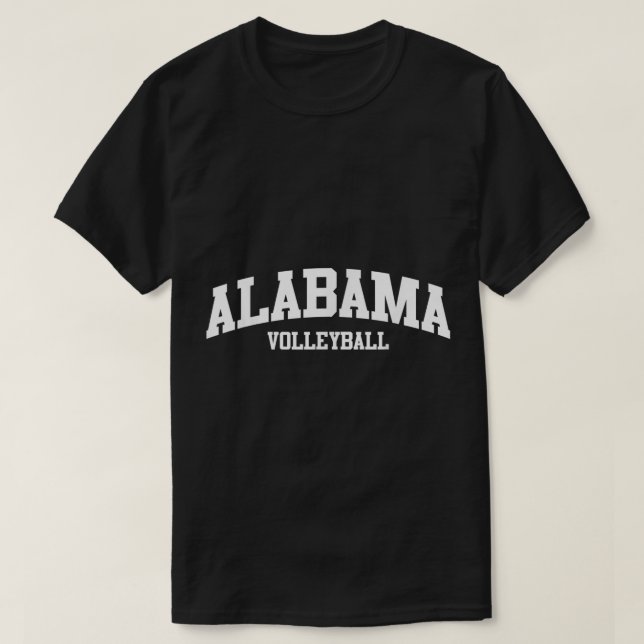 Camiseta Alabama Voleibol Estado Home (Frente do Design)