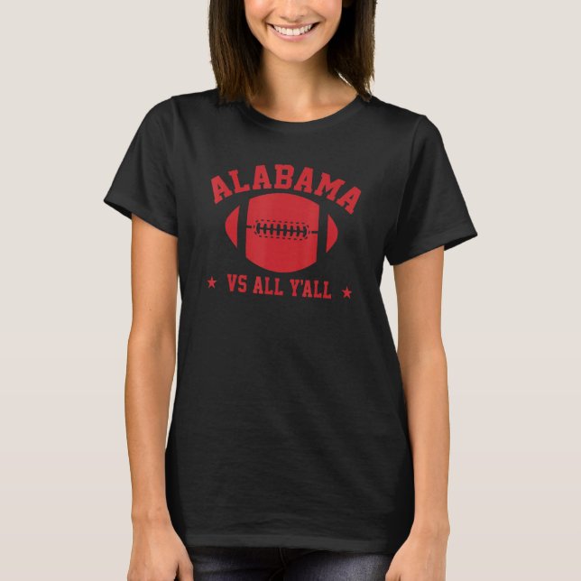 Camiseta Alabama Vs All Y'all Alabama State (Frente)