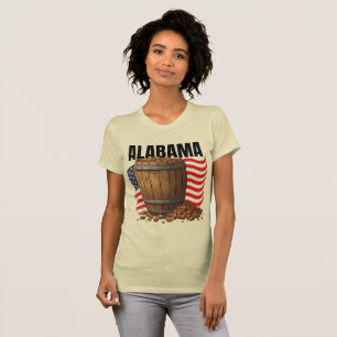 Camiseta Alabama Women's Bella+Canvas Ajuste Slim