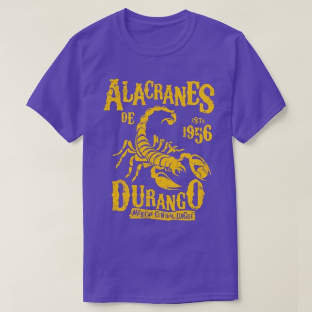 Camiseta Alacranes de Durango (Frente do Design)