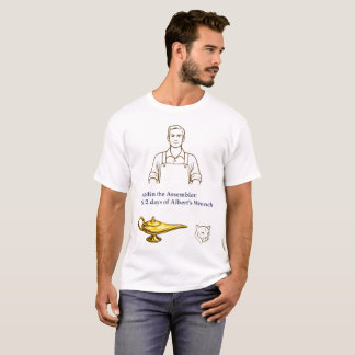 Camiseta Aladdin o Montador: 12 dias da chave de Albert
