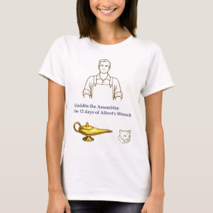 Camiseta Aladdin o Montador: os 12 dias da Chave de Albert