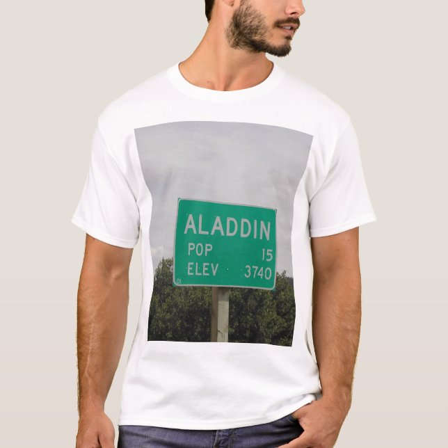 Camiseta Aladdin, WY (Frente)