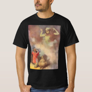 Camiseta Aladim Vintage e o Gênio da Lâmpada, Godwin