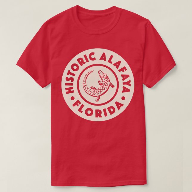 Camiseta Alafaya Florida Circle Tan (Frente do Design)