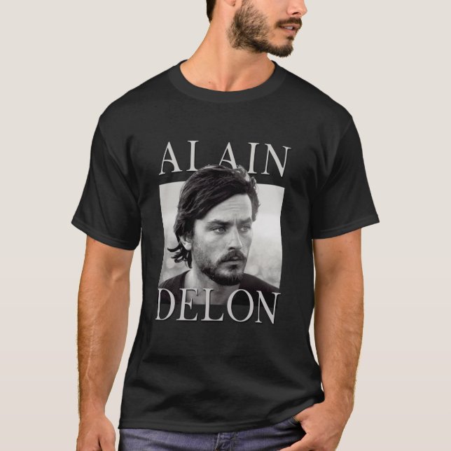 Camiseta alain delon french actor  (Frente)