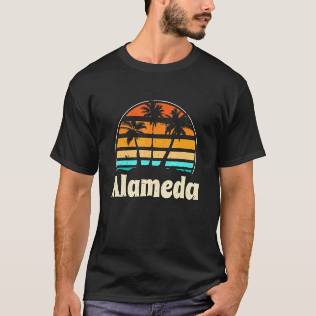 Camiseta Alameda California Beach Ca Beach Bum Alamedan Sum (Frente)