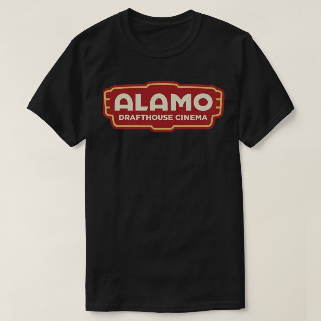 Camiseta Alamo Drafthouse Cinema Classic Essentiic T Shirt (Frente do Design)