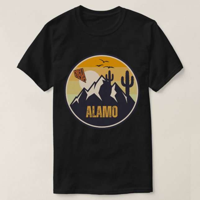 Camiseta Alamo, Nevada (Frente do Design)
