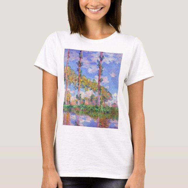 Camiseta Álamos ao Sol, Monet (Frente)