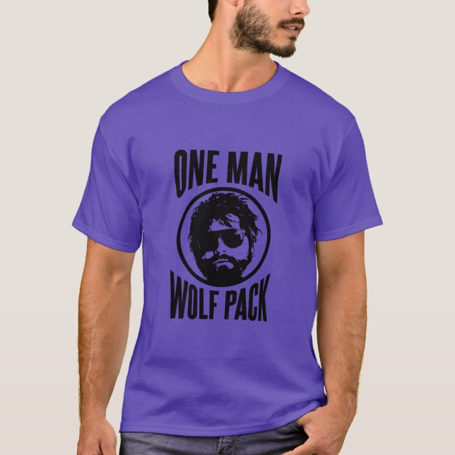 Camiseta Alan the One Man Wolf Pack The Hangover Watched Th (Frente)