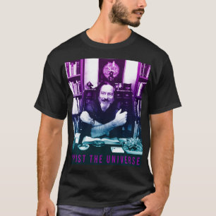 Camiseta Alan Watts Gradient Photo Trust, O Universo 