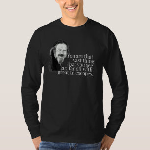 Camiseta Alan Watts Você É Aquela Grande Coisa Que Você Vê 
