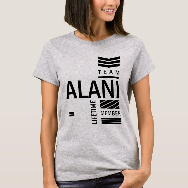 Camiseta Alani Personalised Name Birthday Gift (Frente)