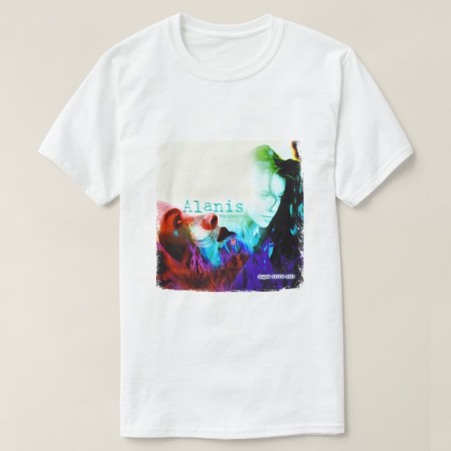 Camiseta Alanis Jagged Little Pill Album (Frente do Design)