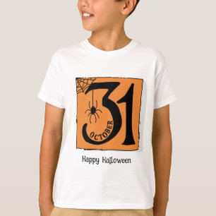 Camiseta Alaranjado sofisticado do Halloween