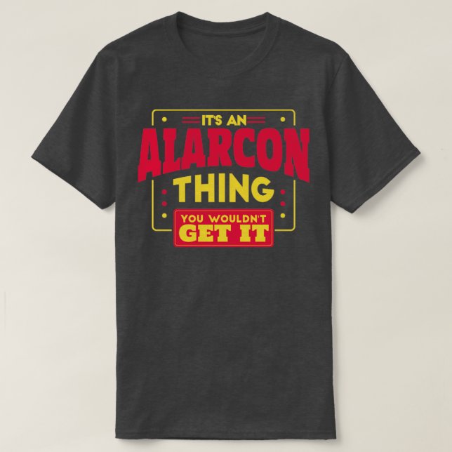 Camiseta Alarcon (Frente do Design)