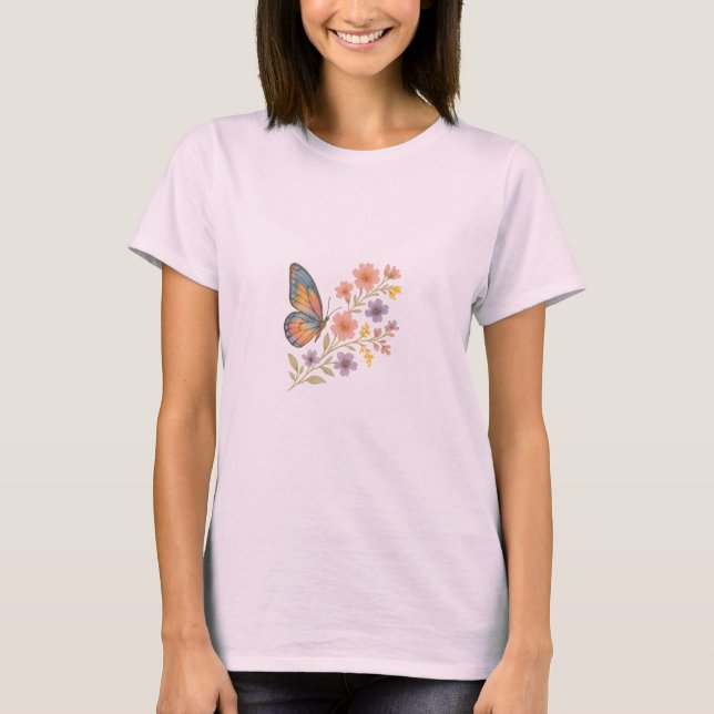 Camiseta Alas de Primavera (Frente)