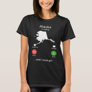 Camiseta Alasca chama e ghen funny Alaska