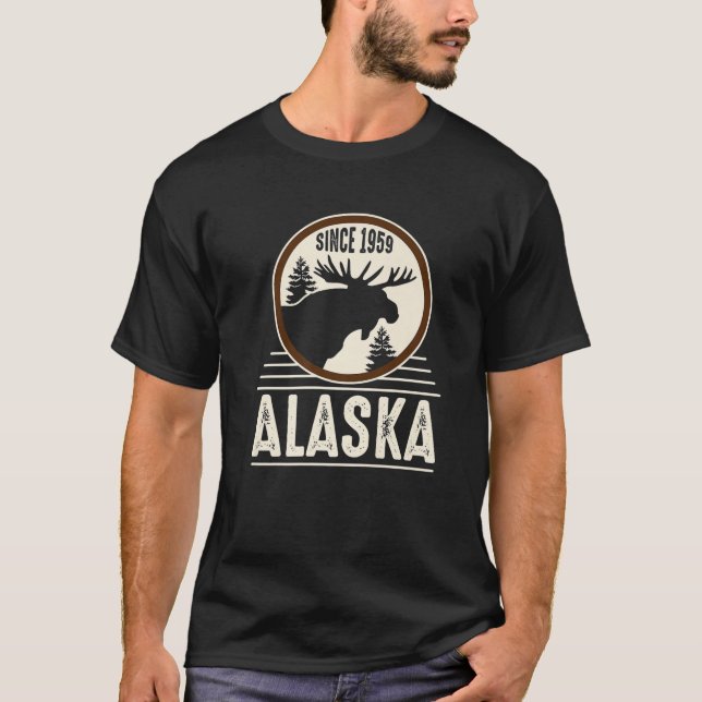 Camiseta Alasca desde 1959 Design de Moose (Frente)