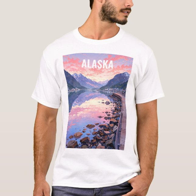 Camiseta Alasca, EUA (Frente)