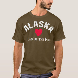 Camiseta Alasca LAND OF THE FREE Distress
