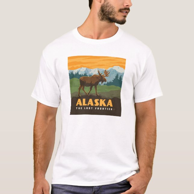 Camiseta Alasca | Moose Fronteira (Frente)
