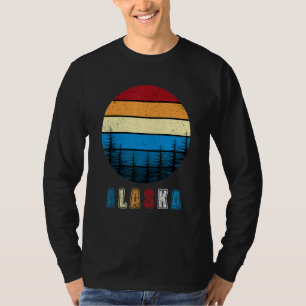 Camiseta Alasca Retro Vintage - dia de alasca
