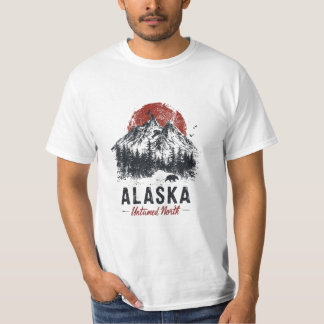 Camiseta Alasca Selvagem Norte Montanha Deserto Ao Ar Livre