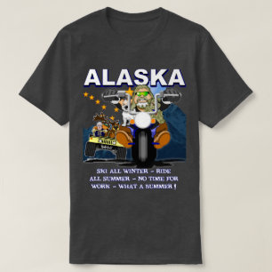 Camiseta ALASKA - A ÚLTIMA Camisa-T FRONTEIRA