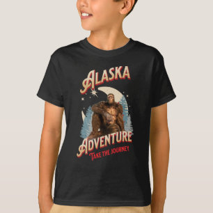 Camiseta Alaska Adventure. Leve o Caminho Grande