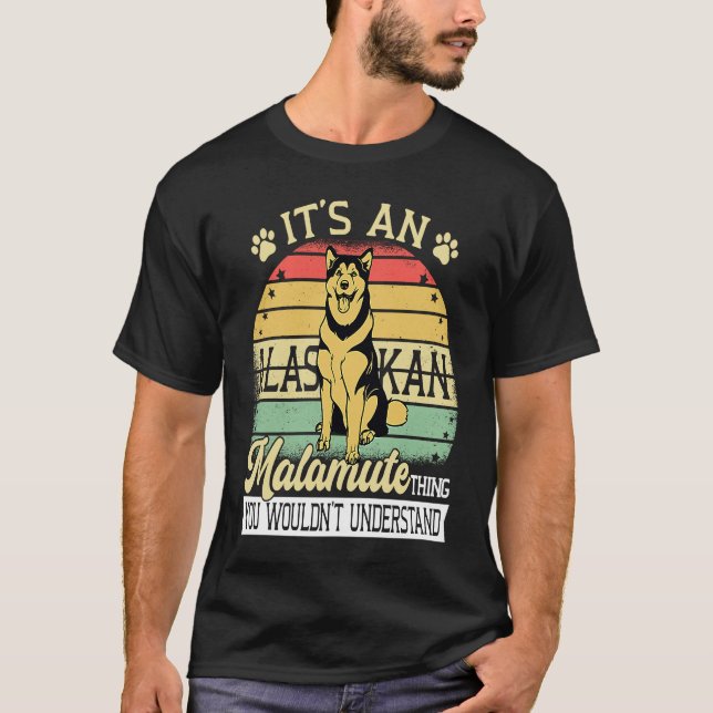 Camiseta Alaska Breed Its A Dog Thing Adorable Giant Alaska (Frente)