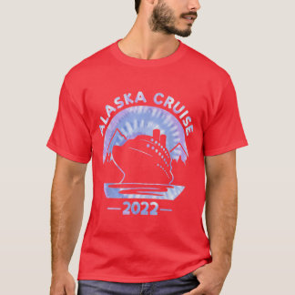 Camiseta Alaska Cruise 2022 Tie Dye Print Family Alaskan Cr