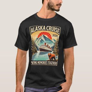 Camiseta Alaska Cruise 2024 Trip Matching Family Friends Al