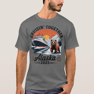 Camiseta Alaska Cruise 2025 Cruisin Together Family Vacatio