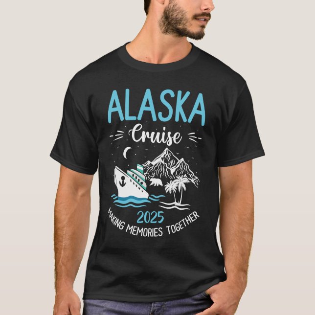 Camiseta Alaska Cruise 2025 Matching Family Friends (Frente)