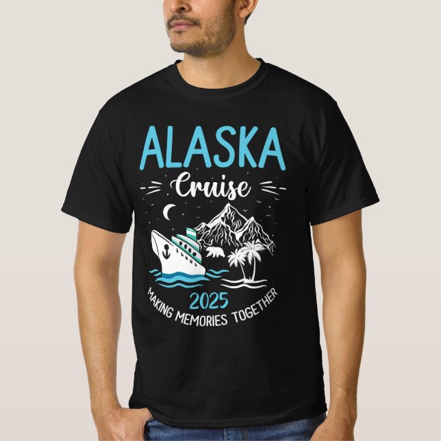 Camiseta Alaska Cruise 2025 Matching Family Friends (Frente)