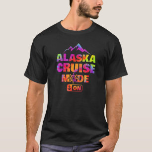 Camiseta Alaska Cruise Mode Tie Dye Family Amigos e Grou