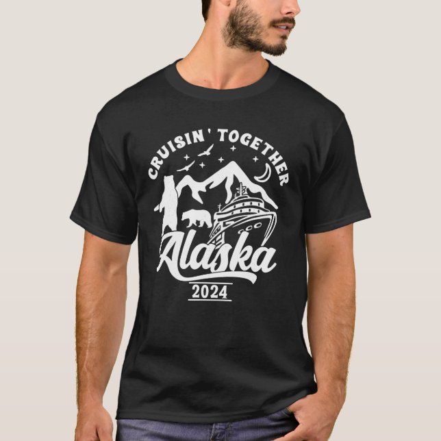 Camiseta Alaska Cruise Trip Cruisin Juntos 2024 Matching (Frente)
