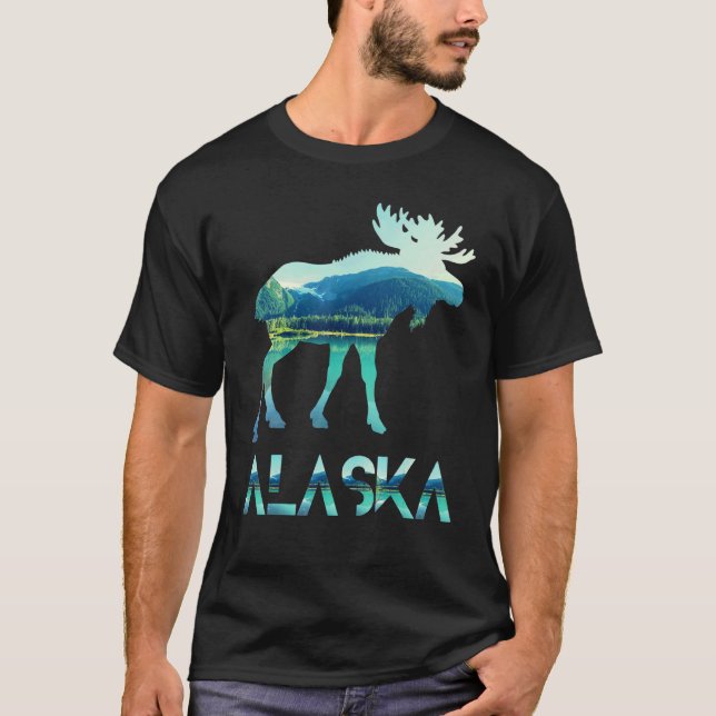 Camiseta Alaska Day Moose (Frente)