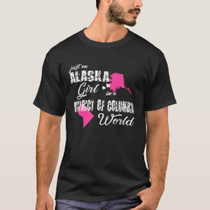 Camiseta Alaska é uma garota do Alasca em um distrito de Co