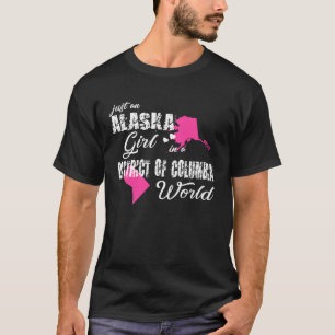 Camiseta Alaska é uma garota do Alasca em um distrito de Co