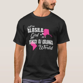Camiseta Alaska é uma garota do Alasca em um distrito de Co