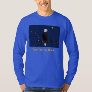 Camiseta Alaska Eagle E Flag